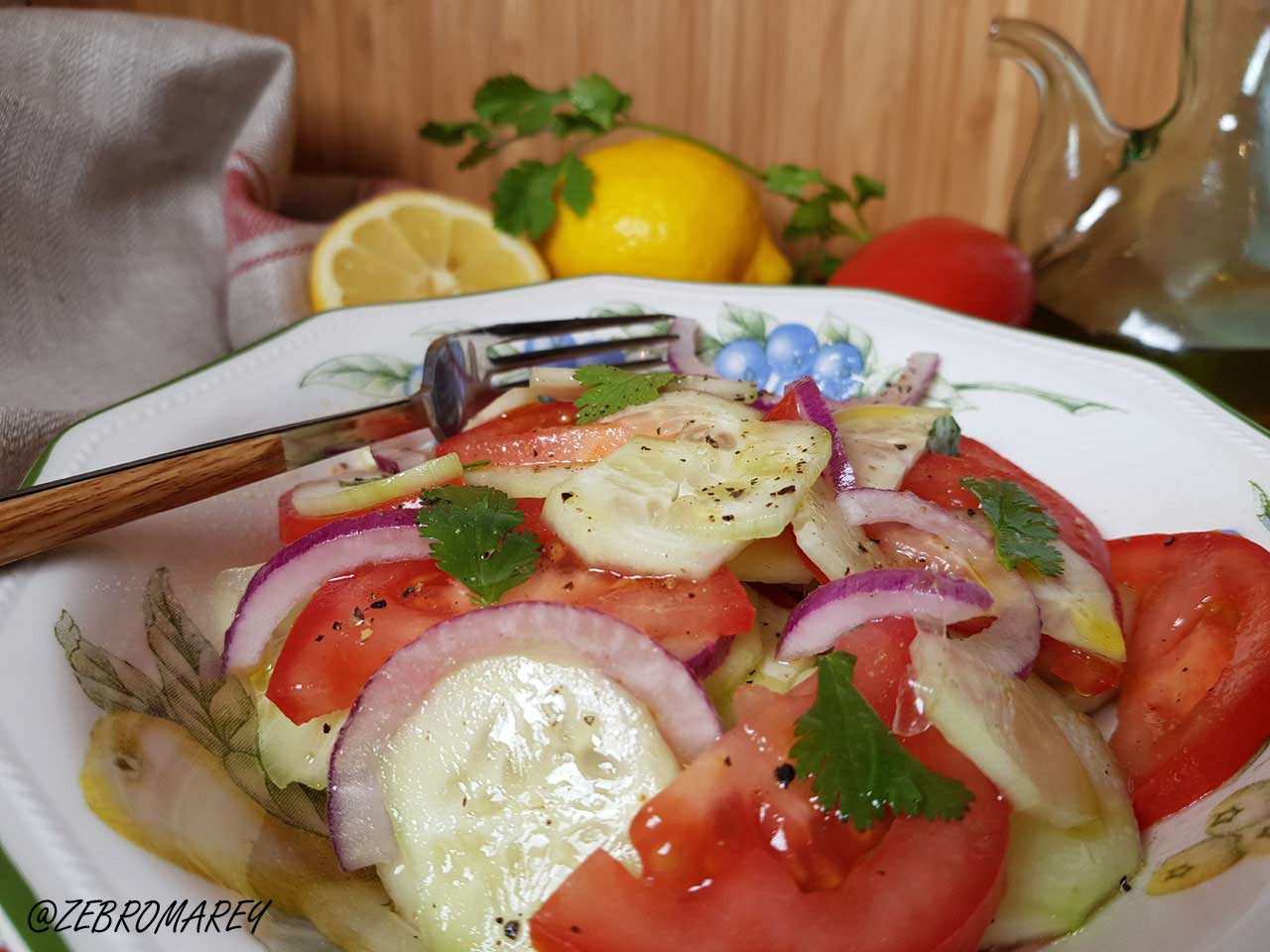 salade-barbecue tomate-concombre